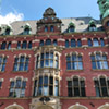 Gebäude in der historischen Speicherstadt, Hamburger Hafen