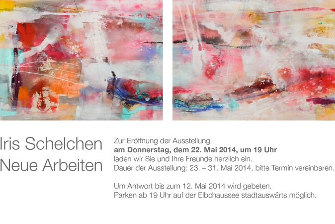 Iris Schelchen Ausstellung Einladung